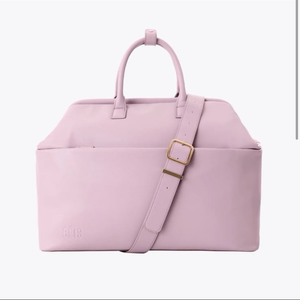 BEIS Wicked Weekender Travel Bag in Pink